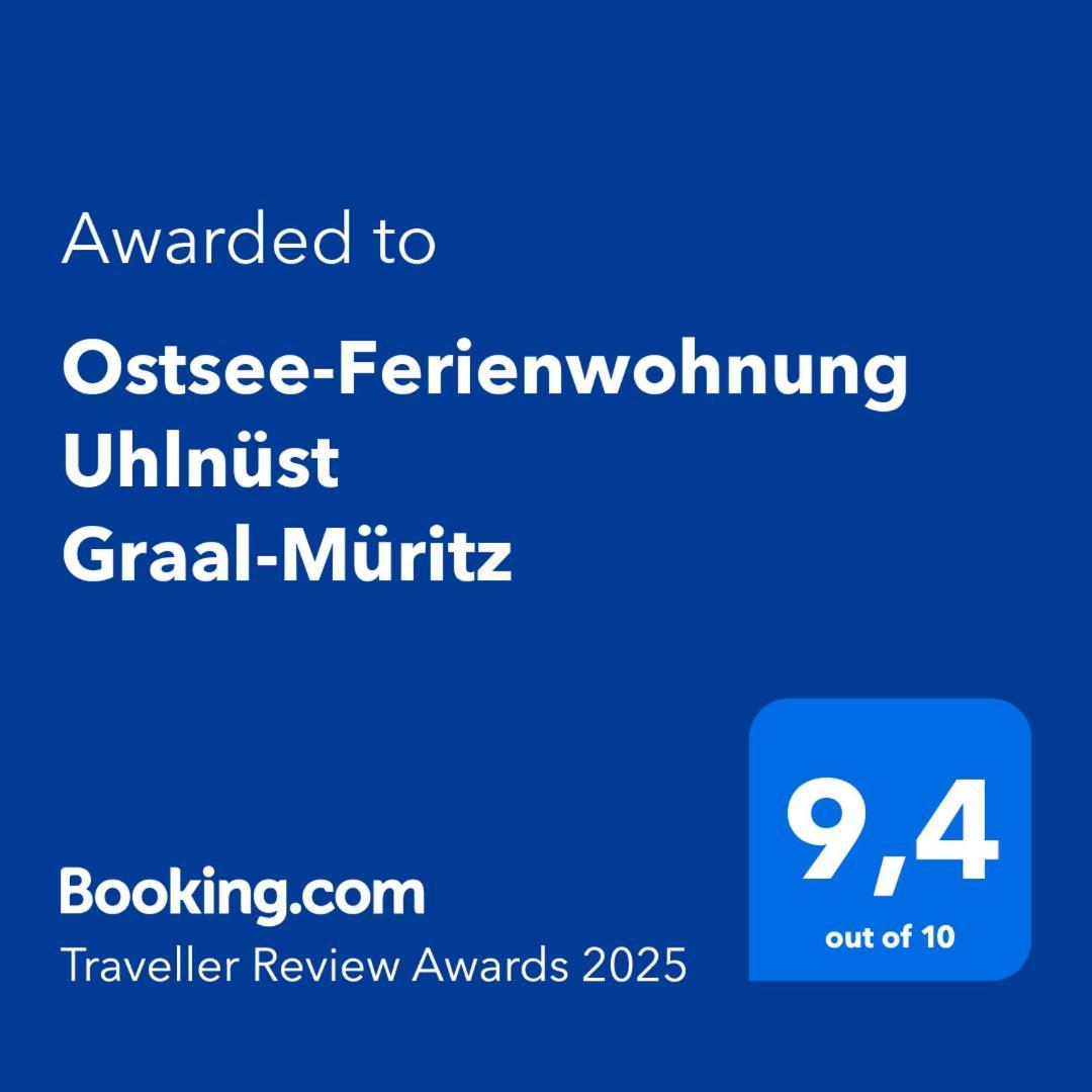 Ostsee-Ferienwohnung Uhlnuest Graal-Mueritz Gelbensande Exterior photo